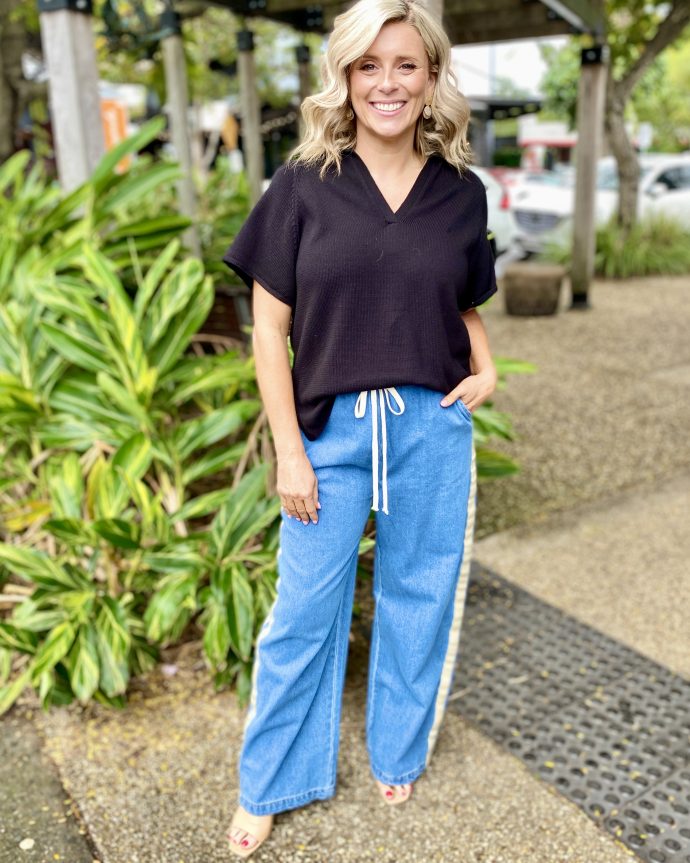Racer Pant – Denim