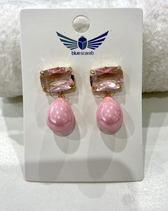 Cate Earrings – Pink