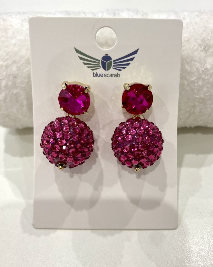 Jessica Earrings – Pink