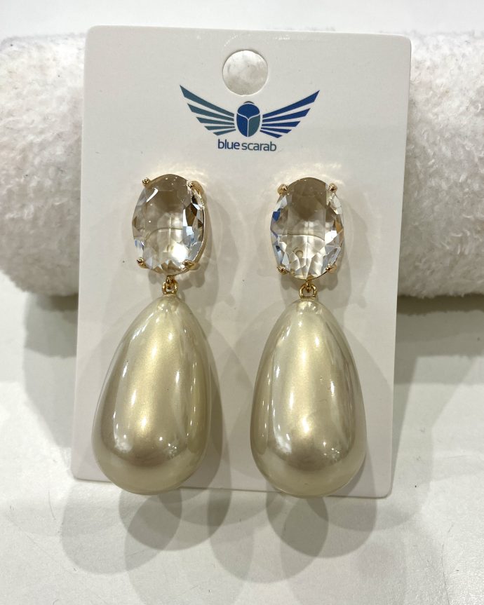 Jamie Pearl Earrings – Off White