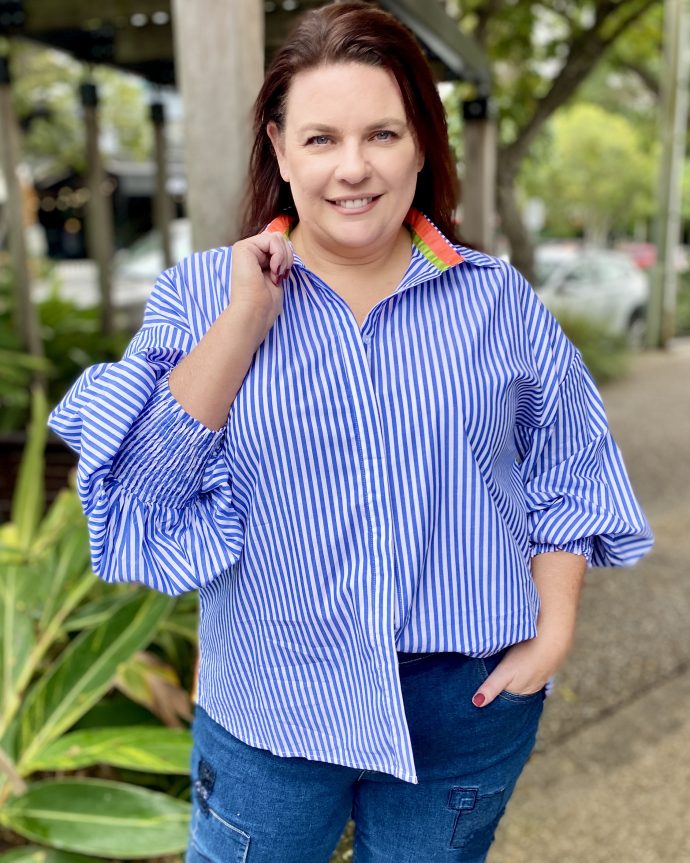 Abigail Shirt – Blue