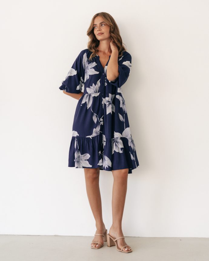 Midnight Lily Dress – Mini