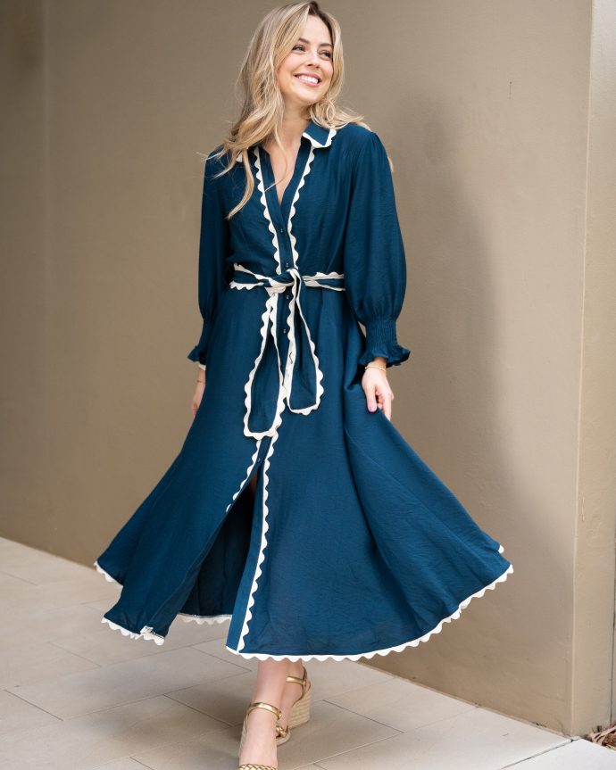 Poppy Dress – Teal
