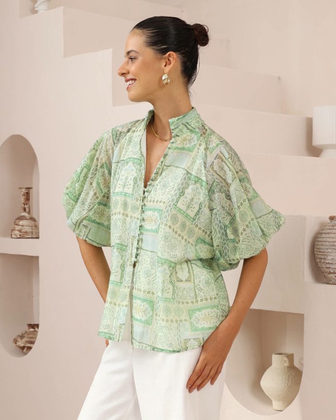 Heather Shirt – Green
