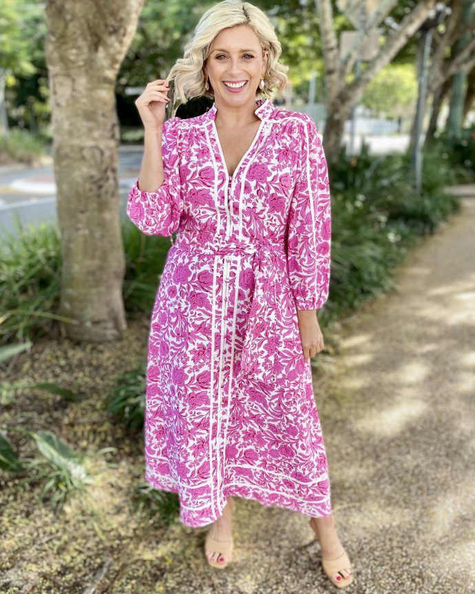 Tamera Dress – Hot Pink