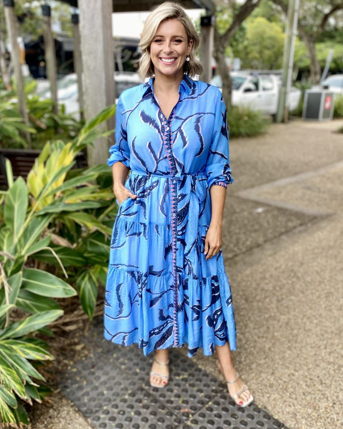 Peninsula Dress – Blue