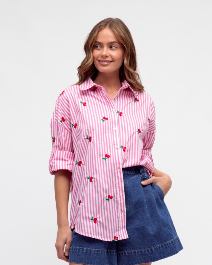Andy Cherry Shirt – Pink