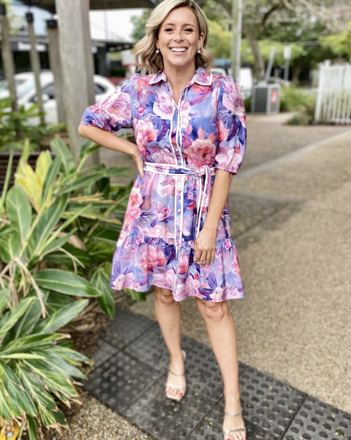 Tamera Mini Dress – Peony