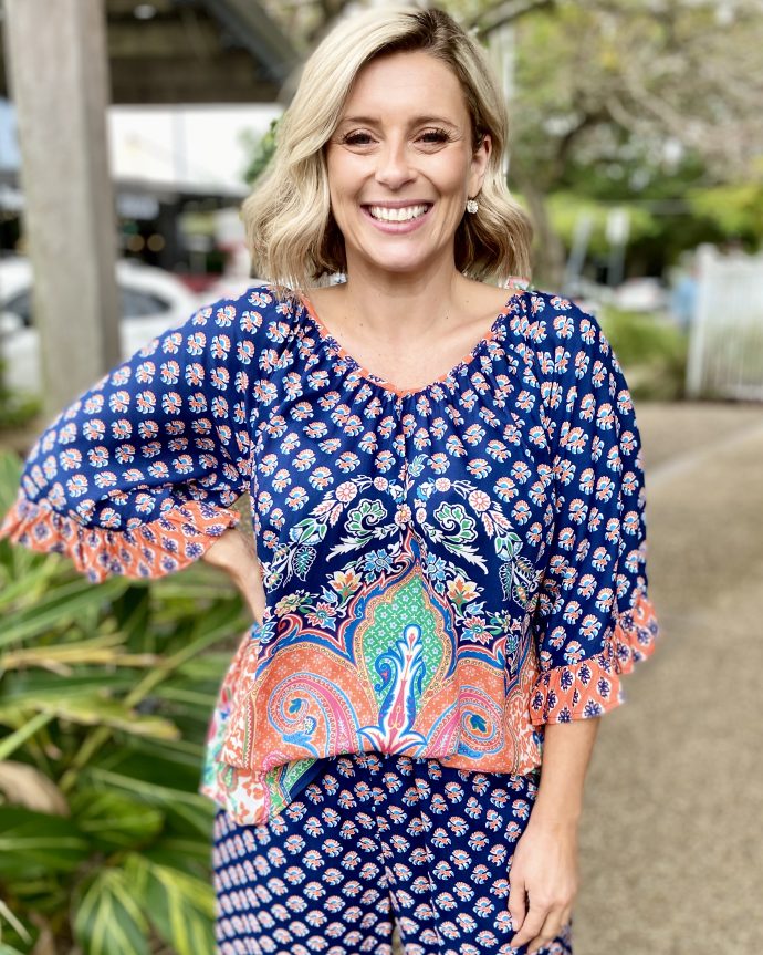 Sarai Top – Navy