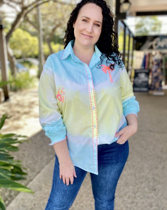 Palms Shirt – Blue