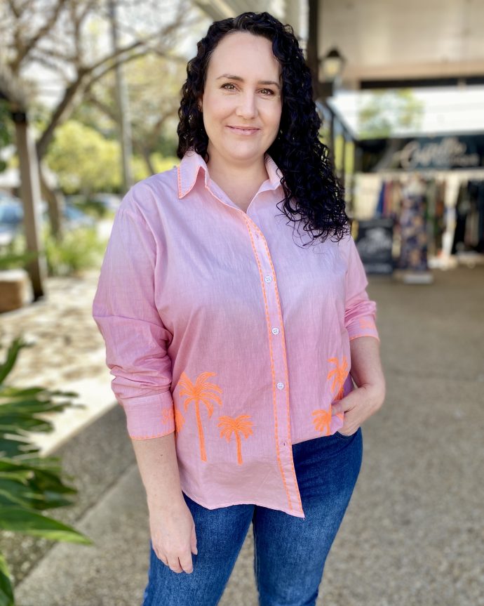 Palms Shirt – Pink