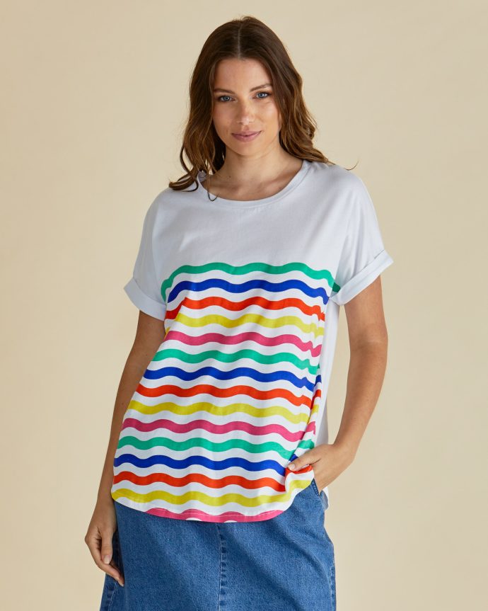 Hailey Tee – Rainbow