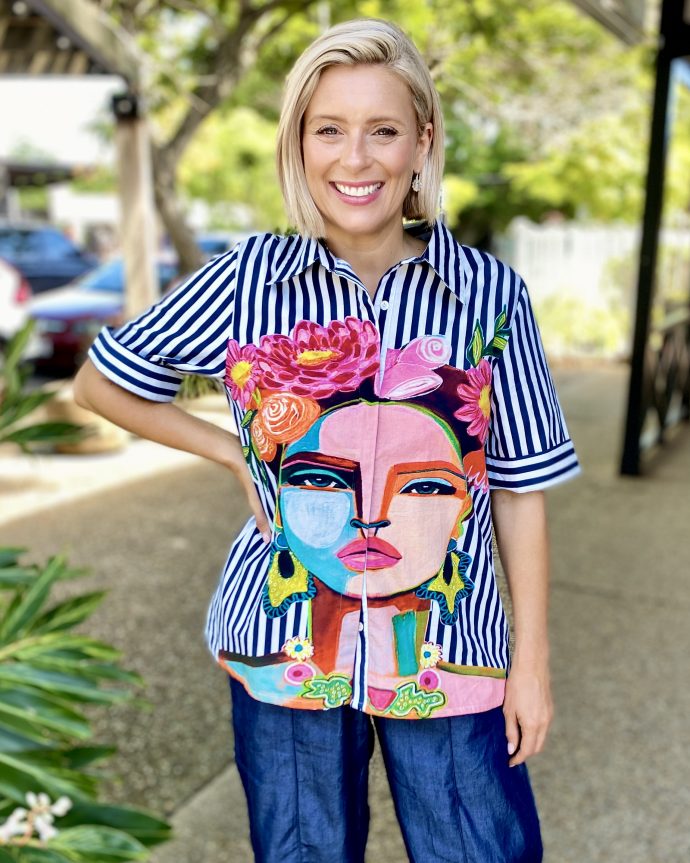 Frida Shirt – Navy