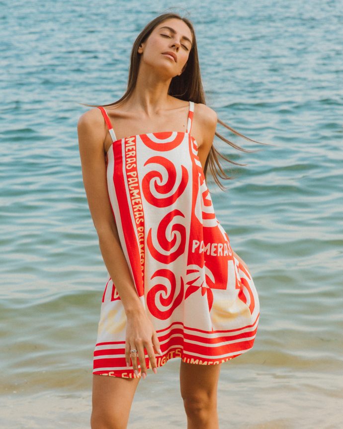 Palmeras Sundress – Mini