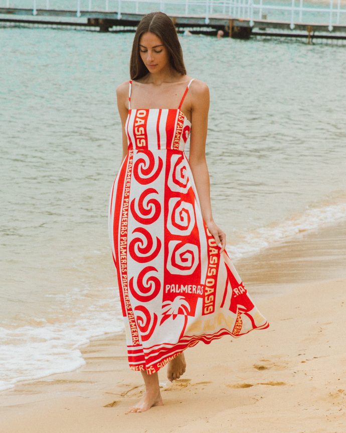 Palmeras Sundress – Maxi