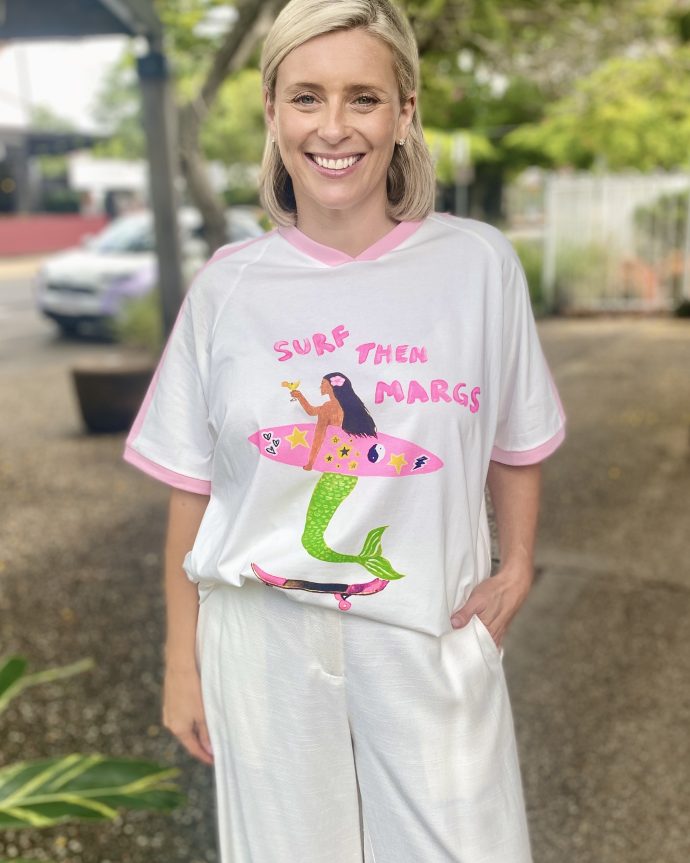 Surf Then Margs Tee – White