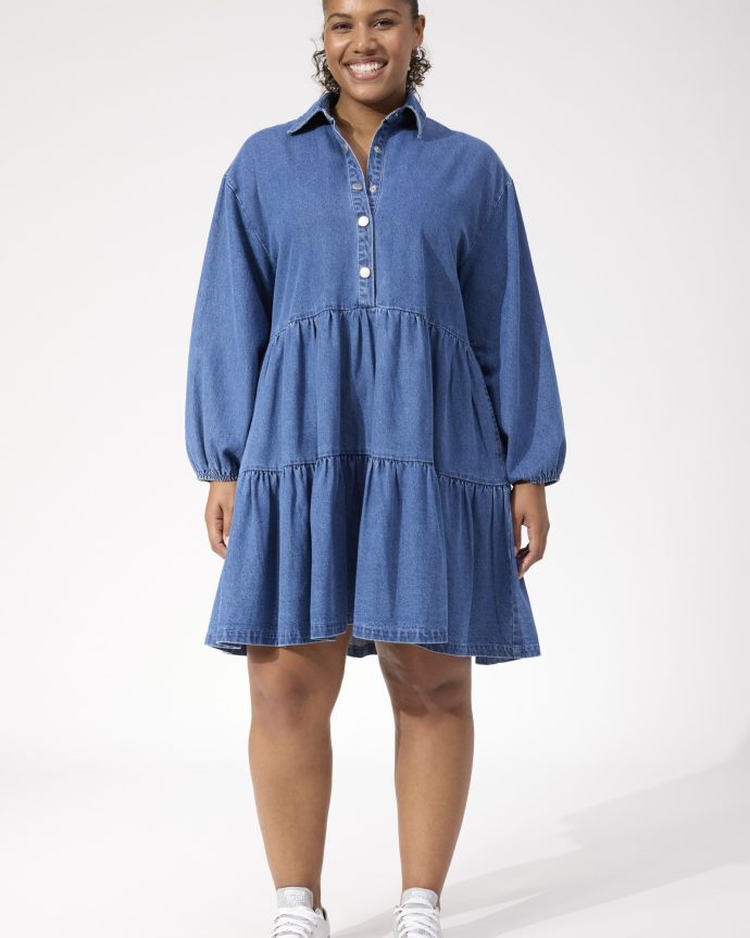 Denver Denim Dress – Blue