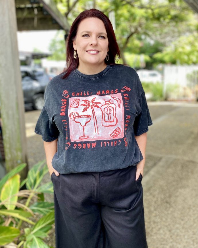 Chilli Margs Tee – Black