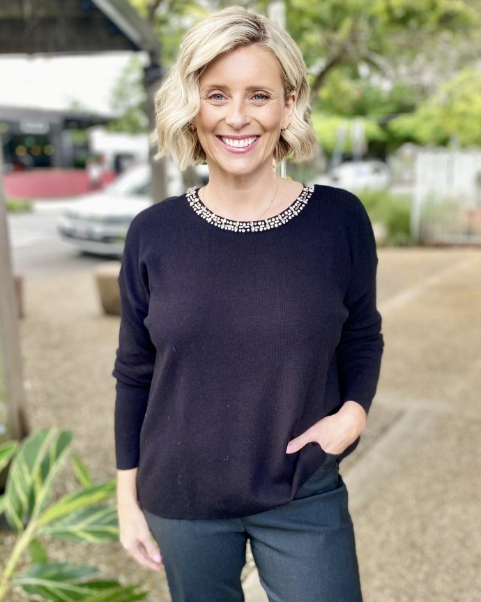 Nero Diamante Knit – Black