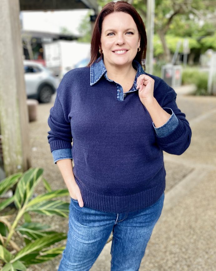 Marita Knit – Navy