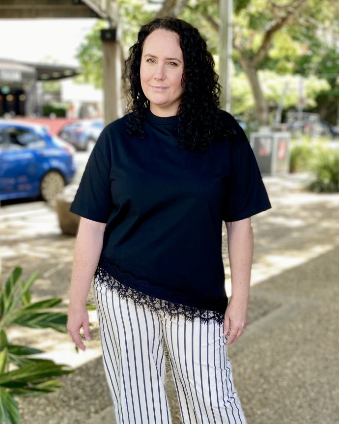 Jordon Lace Top – Black