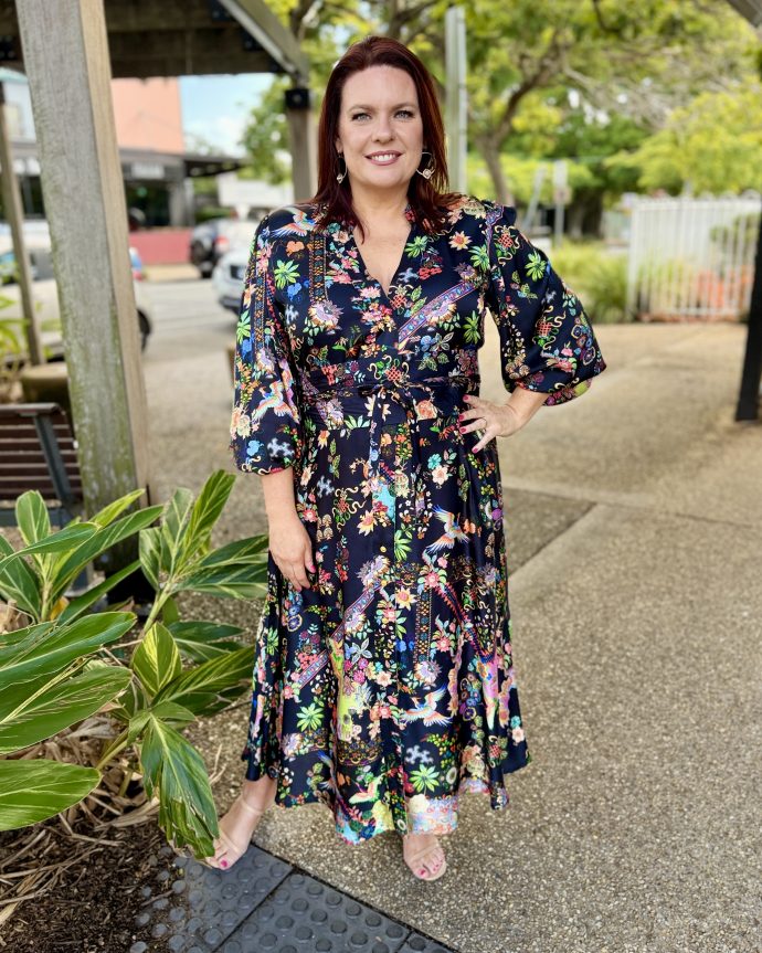 Lala Maxi Dress – Steel