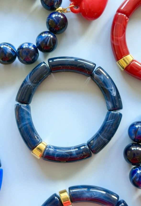 Tube Bracelet – Navy